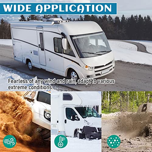Image of RV Slide Out Seal 1 /2 x 2.4 inch x 40 Ft RV Slide Out Trim Gaskets Black Rubber Seal for RV Camper Slideout System 018-341