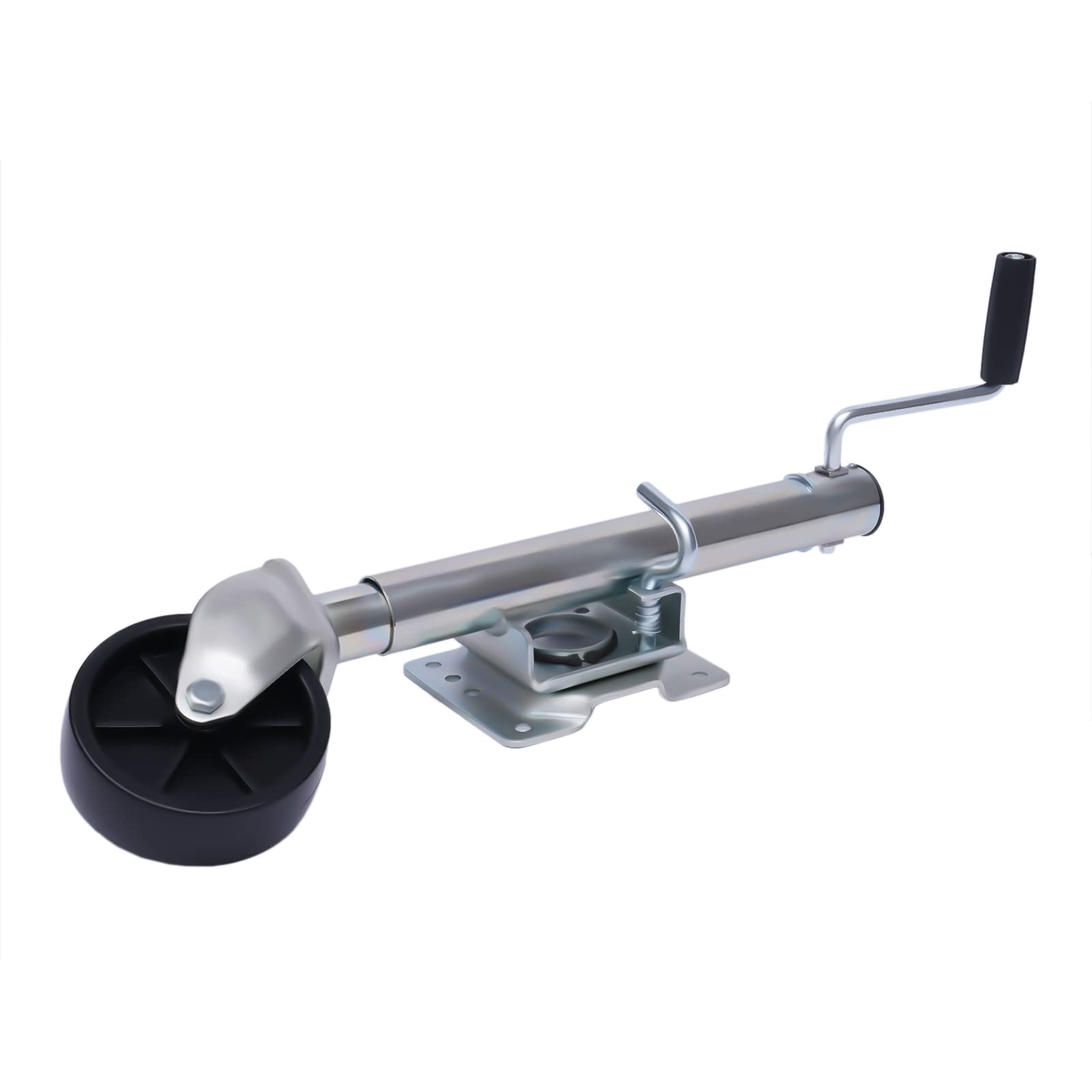 Stützrad Anhänger, Automatik Stützrad Schwerlast Automatik Trailer Hänger Stützrad, Tragfähigkeit 1200 lb für Anhängern, Wohnwagen, Wohnmobilen