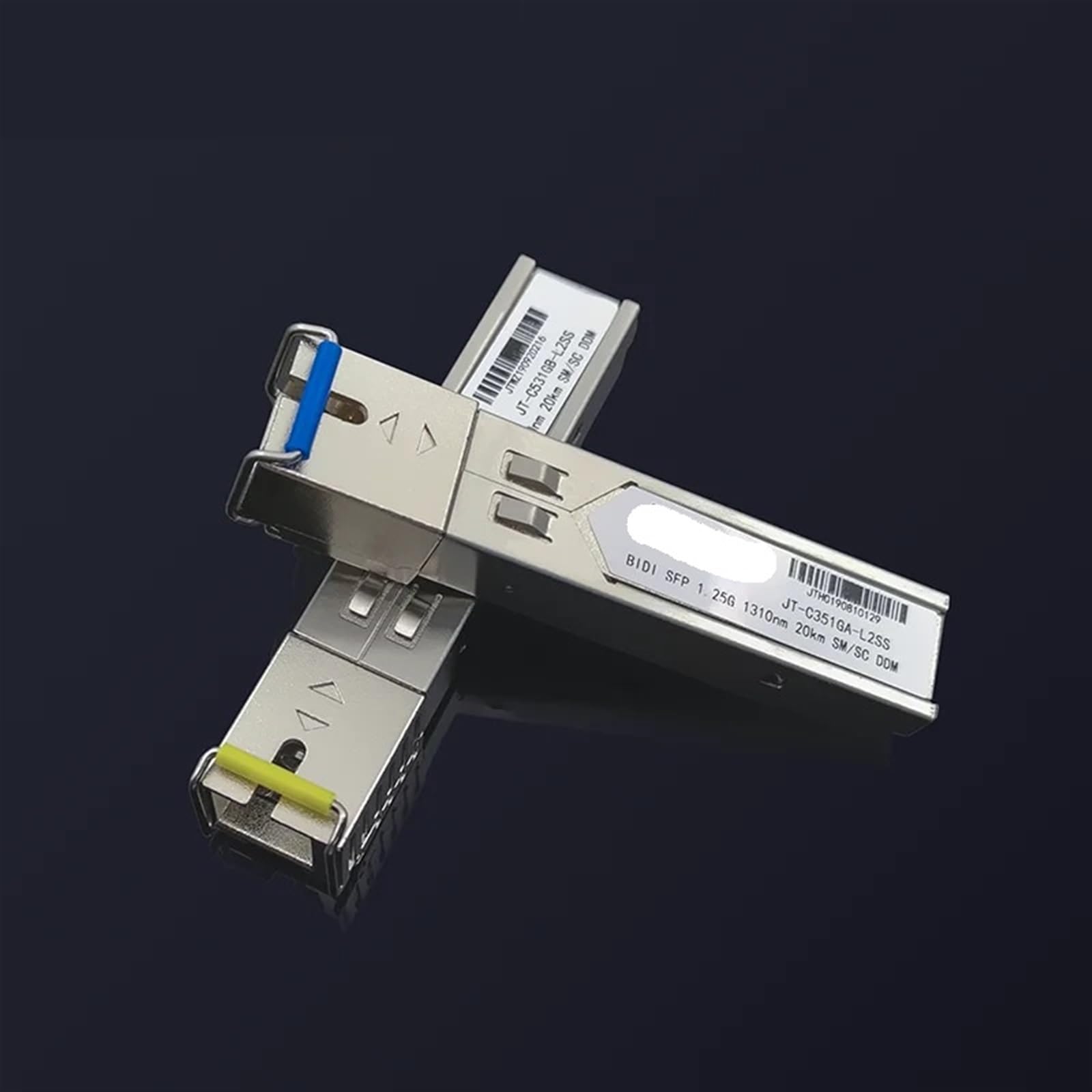 5 pares de transceptores ópticos de fibra única SFP Gigabit de 1 Gb SC 5 KM/20 KM compatibles con interruptor Ethernet (5 pares de 5 km)