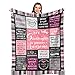 Ruvinzo Granddaughter Gifts from Grandma, Granddaughter Gifts, Birthday Gifts Blanket 60â€ x 50â€ for Granddaughter, Sweet Granddaughter Gifts from Grandparents, Granddaughter Blanket Gifts Idea