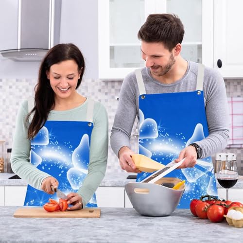 Tablier de serveuse lot de 2 pour restaurant, bar et bistrot azur