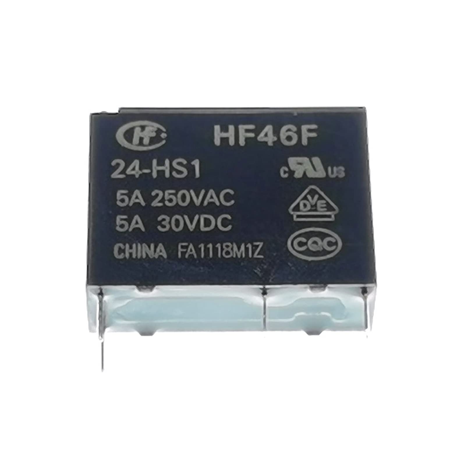 GJZIFGFWQ 5PCS Relay HF46F-12-HS1 HF46F 12-HS1 HF46F-12-HS1T 12V 5A DIP4(24V)