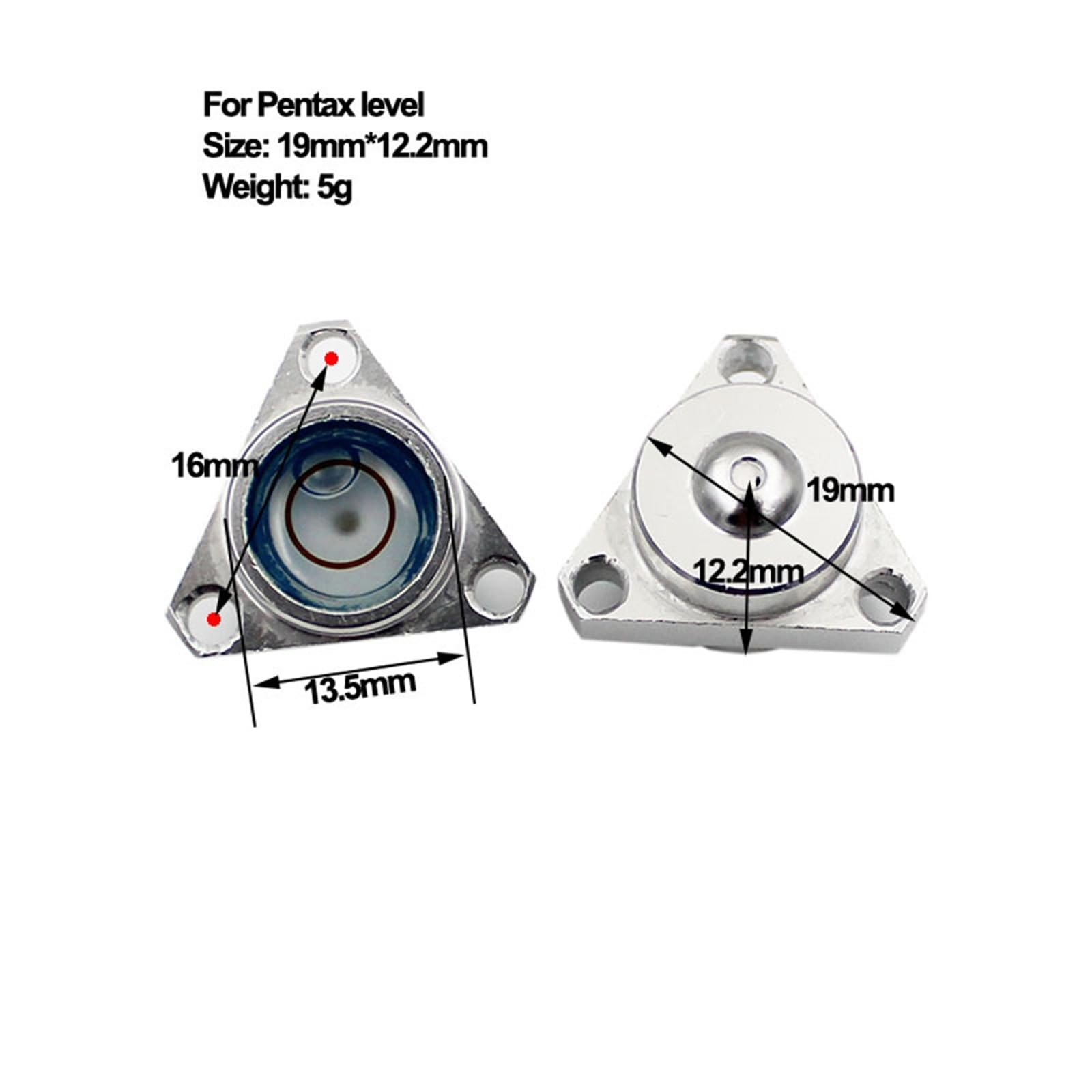 Poziomica poziomica pozioma poziomica pozioma poziomica elektroniczny kompensator do pióra T Total Station Theodolite | 1 x Bubble Level Bead Horizontal Spirit Leveler Electronic Compensator do pióra T Total Statio (Level Bubble)