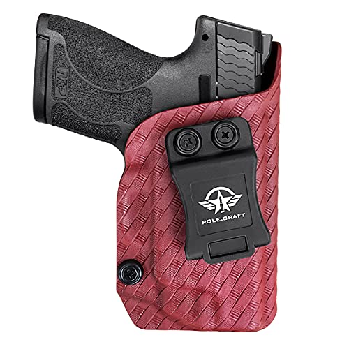 M&P Shield 9mm Holster, Carbon Fiber Kydex Holster IWB For ...