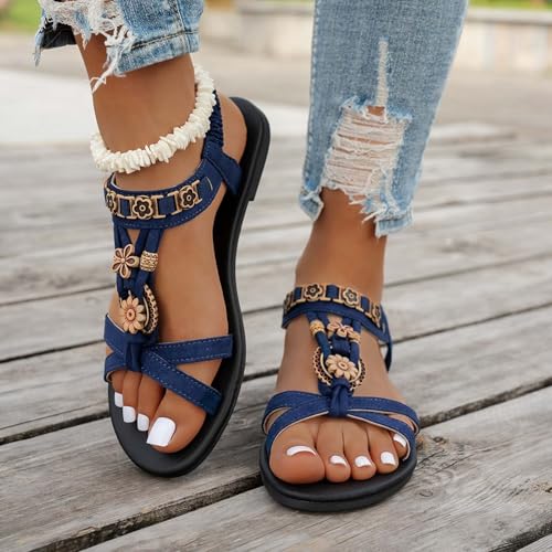 Chaussures d'été femme avec fleurs au design raffiné - 2
