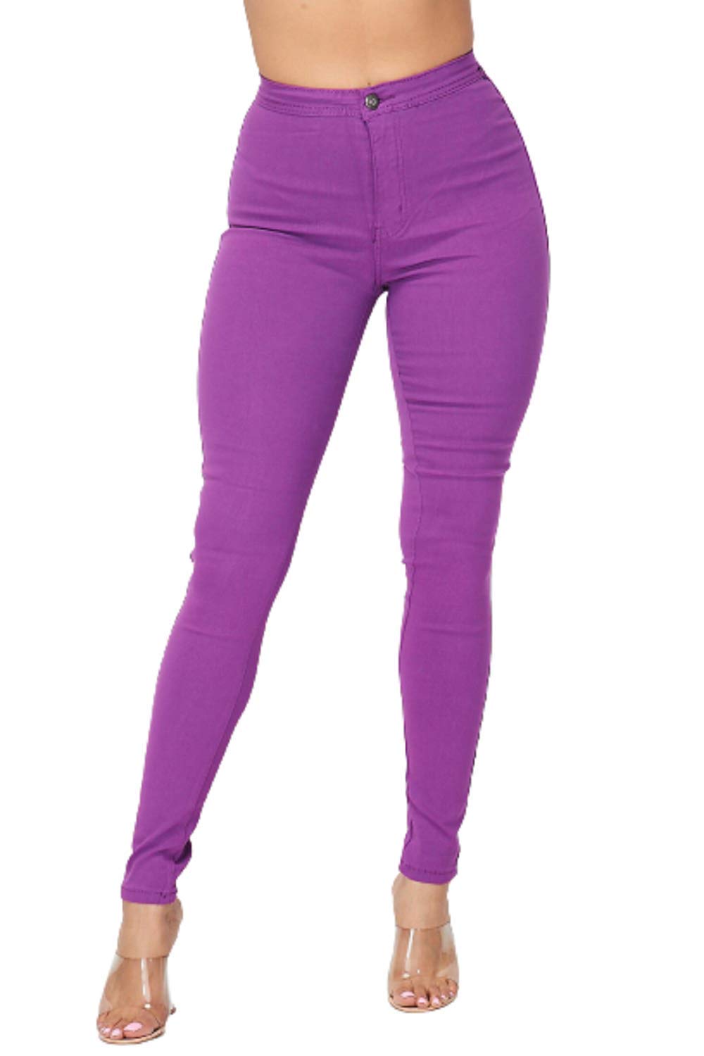 SOHO GLAM Super High Waisted Stretchy Skinny Jeans for Women (S-3XL)