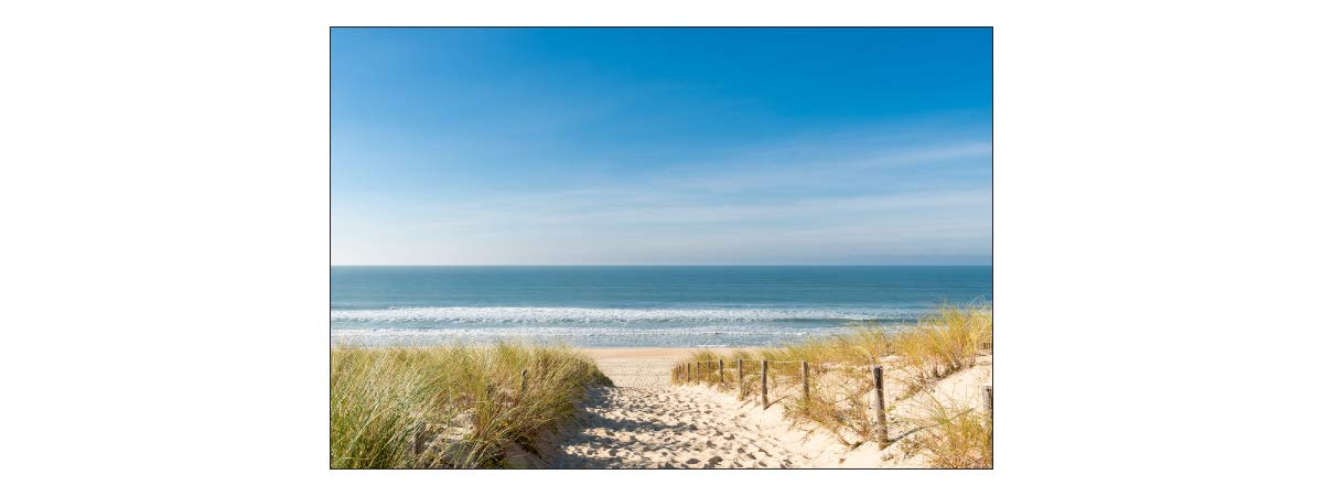 Muralo Papier Peint Panoramique Plage Mer Dunes - 360x240 cm