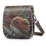  Taumie Paquete de Accesorios Compatible con Instax Mini 11 Cámara, Funda Compatible con Instax Mini 11, Bolsa de Cuero PU para instax Mini 11 Cámara con Correa Extraíble y Bolsillo（D）