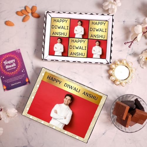 Image of Diwali Chocolate (6 Piece, Personalised Combo)
