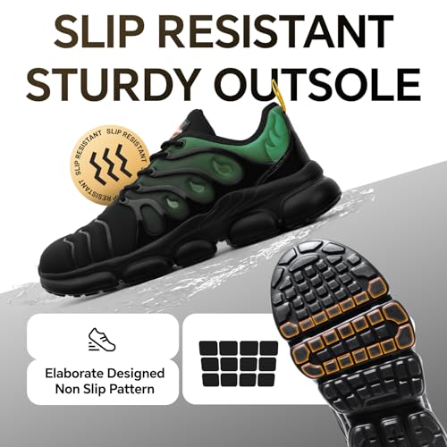 Image of Steel Toe Shoes for Men Women Lightweight Safety Work Sneakers
