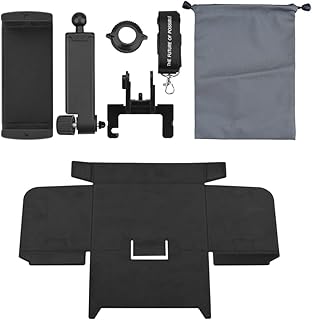 Lens Hood Compatible for DJI RC-N1, Drone Gimbal Protector Cover Drone Remote Control Screen Sunshade Sunblock Drones Camera Lens Cap Guard Accessories (8-inch Sunshade + Bracket)
