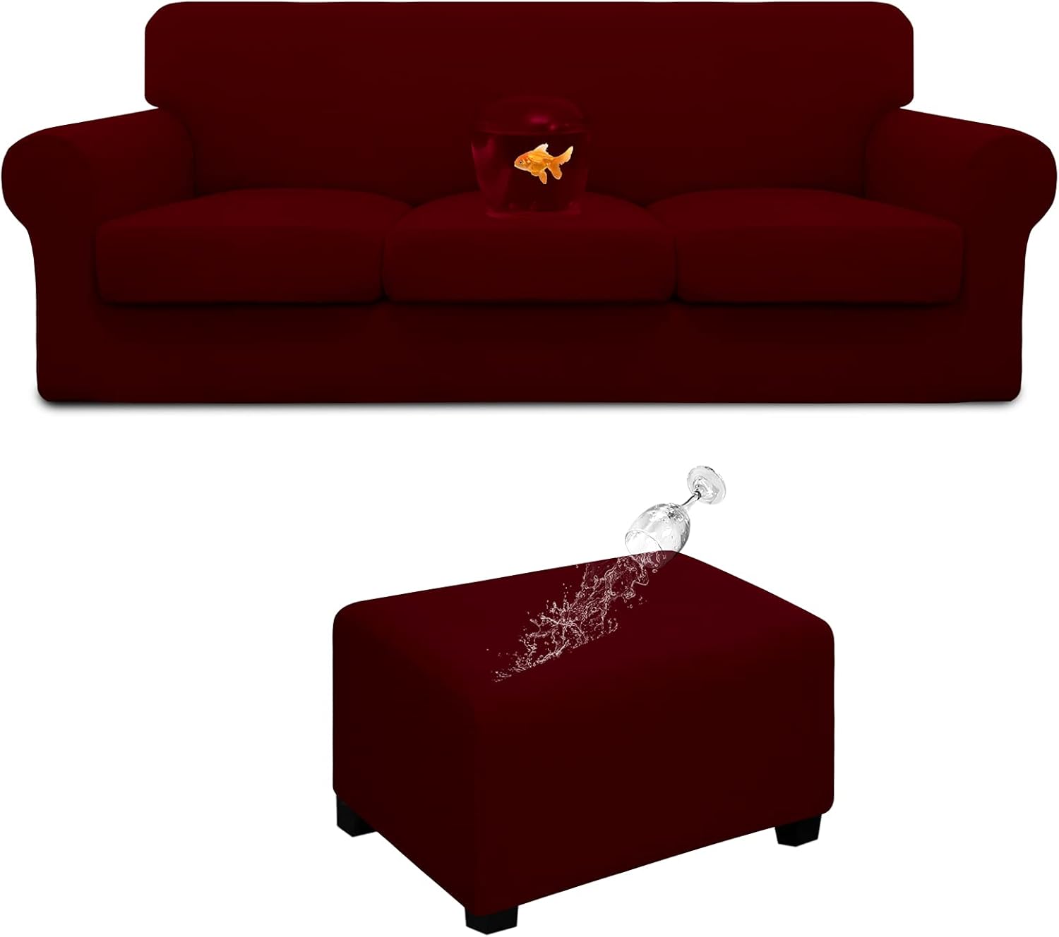 Easy-Going Ottoman Large Bundles Sofa slipcover