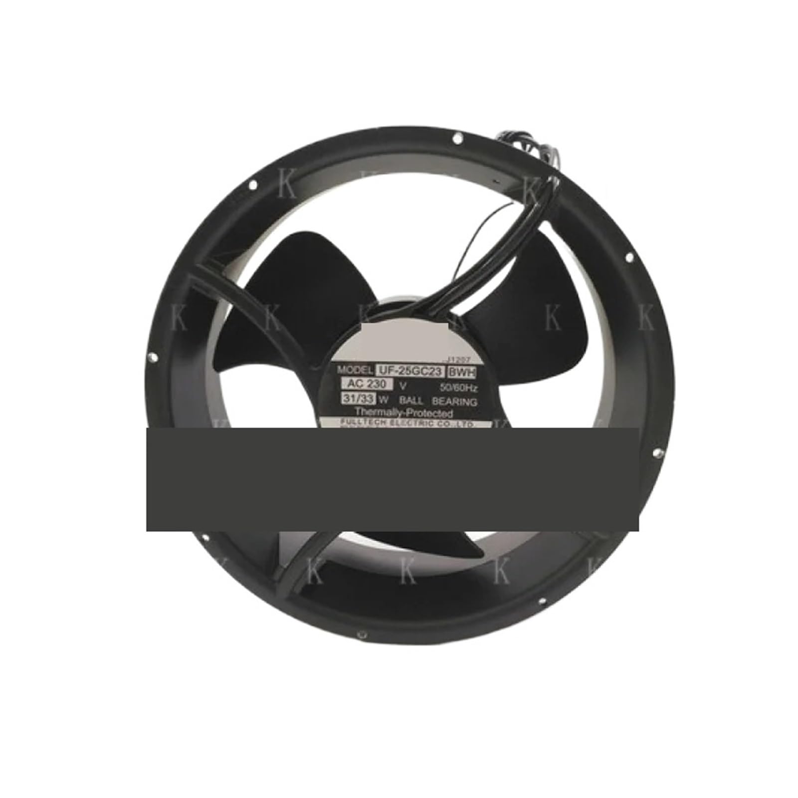 BRODEFUP UF-25GC23 BWH 230V 25cm 25489 Cooling Fan