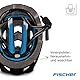 FISCHER Erwachsene Fahrradhelm, Radhelm, Cityhelm Urban Plus Brooklyn, L/XL, 58-61 cm, anthrazit matt, mit beleuchtetem Innenring-System, Stiftung Warentest-Testsieger