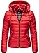 Produktbild Navahoo Damen leichte Übergangsjacke Steppjacke mit Kapuze Lulana Rot Gr. S