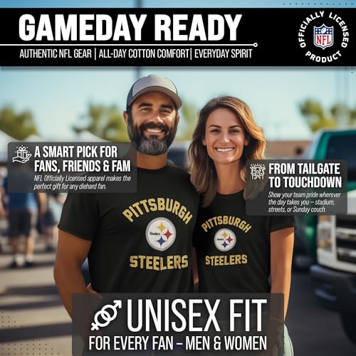 Image of NFL Gameday Cotton Blend T-Shirt for Men and Women - Licensed