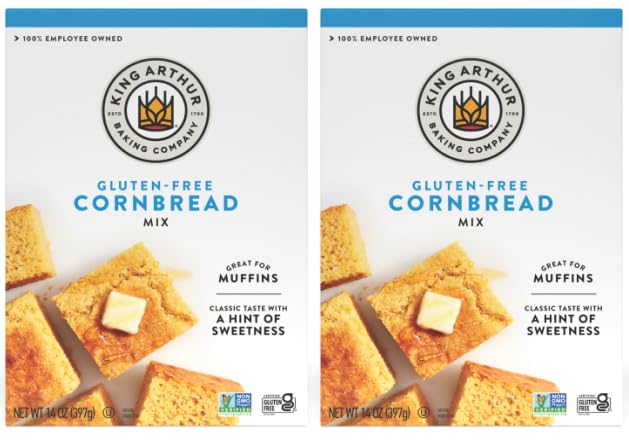 Pack Of 2 Gluten Free Cornbread Mix, 14 oz