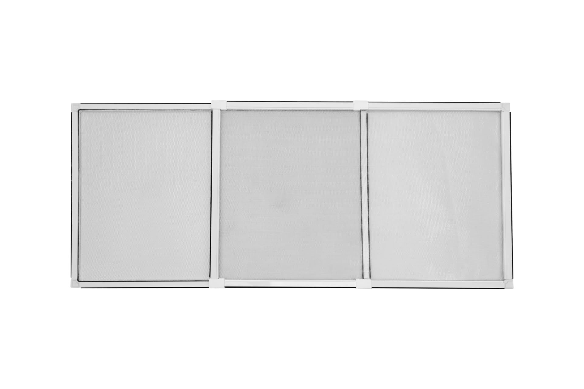 Schellenberg moustiquaire coulissante pour fenêtre, 50–75x142 cm, blanche, cadre ajustable en aluminium, montage sans perçage, toile en fibre de verre résistante, idéale avec volets roulants, 50814