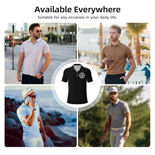 Polos personalizados para hombres y mujeres Diseña tu camisa de golf de trabajo ligera personalizada con texto, foto y logo miniatura 6