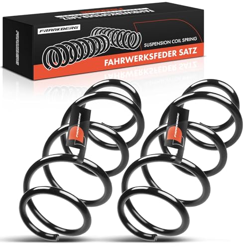 2x Federn Fahrwerksfeder Vorne Kompatibel mit A3 Cabriolet 8P7 2008-2013 Altea 5P1 2007-2021 Altea XL 5P5 5P8 2007-2021 Leon 1P1 2010-2012 Replace# 1K0411105BF