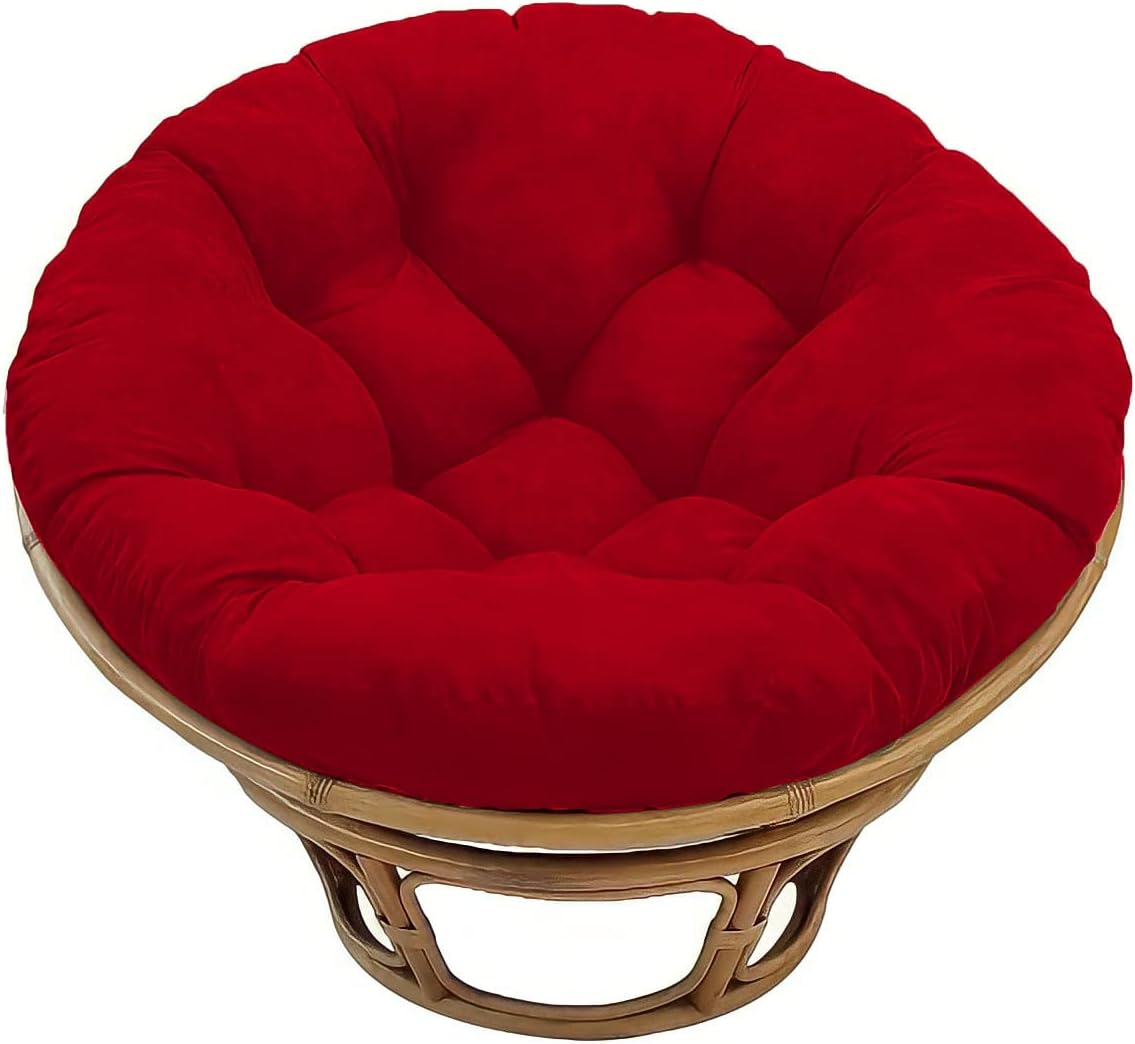 Extra Thick 52" papasan Cushion, Frame not Included (Tangerine Dream Twill)