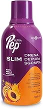 BIOS LINE - Ultra Pep Slim Draining and Purifying Food Supplement with Natural Birch Extracts Carvi Pilosella Dandelion Ortosifon Artichoke Tamarind Taste Peach and Maracuja 500 ml