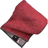 kainoo 今治タオル 日本の伝統色 34cm×85cm 赤系 蘇芳色×鳩鼠 日本製 今治 無地 タオル 優しい肌触り 業務用タオル エステ用 キッチンリバーシブル 綿100％ コットン100％