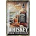 Produktbild BC® Blechschild Retro 20 x 30 cm, Whiskey from Tennessee, Vintage Deko aus Metall, Design als Geschenkidee für Whisky Fans