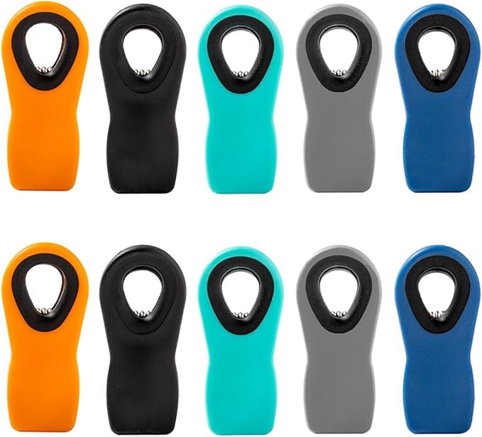 Catálogo para Comprar On-line Bolsas para pinzas , listamos los 10 mejores. 42 U Chef 10 Clips Magnéticos para Sellar Bolsas, Pinzas para Bolsas de Comida, Clips de Plástico para Bolsas, Selladores de Bolsas para Cocina y Refrigerador