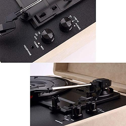 Record Player Bluetooth Turntable with Stereo Speakers Portable Belt-Driven 3-Speed Vinyl Record Player for Entertainment and Home Decoration Portable Bluetooth Record Player Ideal Gift - Les Beatles, Paul McCartney, John Lennon, RIngo Starr, George Harrison Record Player Bluetooth Turntable with Stereo Speakers Portable Belt-Driven 3-Speed Vinyl Record Player for Entertainment and Home Decoration Portable Bluetooth Record Player Ideal Gift – Image 4