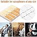 10 Pcs Alto Sax Reeds, 7x1.6cm Natural Saxophone Reeds Musical Instrument Accessories for Saxophone of Any Size (Strength 2.0)