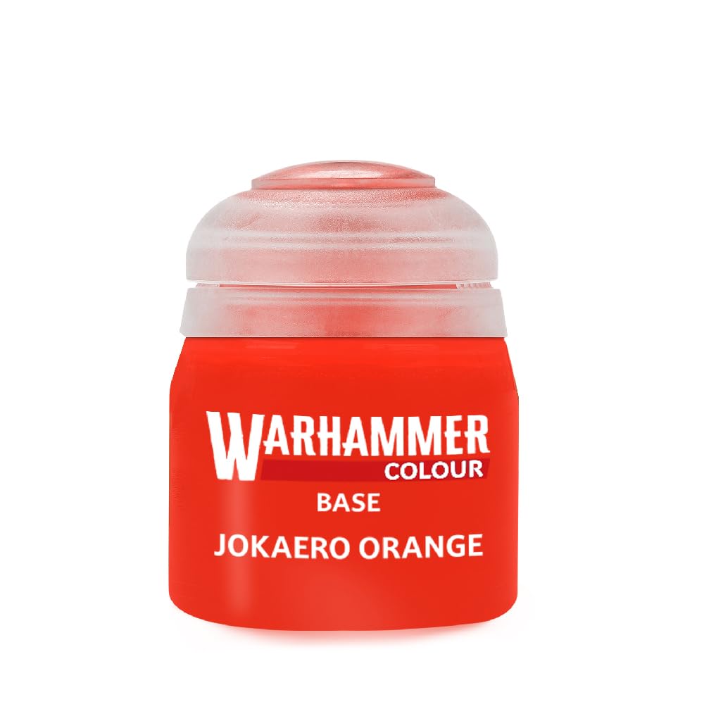 Warhammer Colour Jokaero Orange Base Paint 12ml Acrylic Paint
