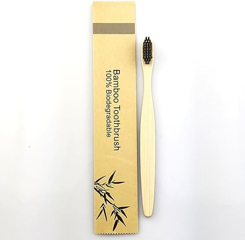 Miniatura 9 de HEALLILY Cepillo de dientes Cepillo de dientes Cepillo de dientes para el hogar Cepillos de dientes Cepillos de Dientes Suave Bolsa de Papel Kraft