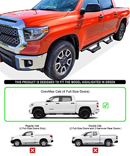 Estribos laterales APS para Toyota Tundra 2007-2021 1 unidad miniatura 2