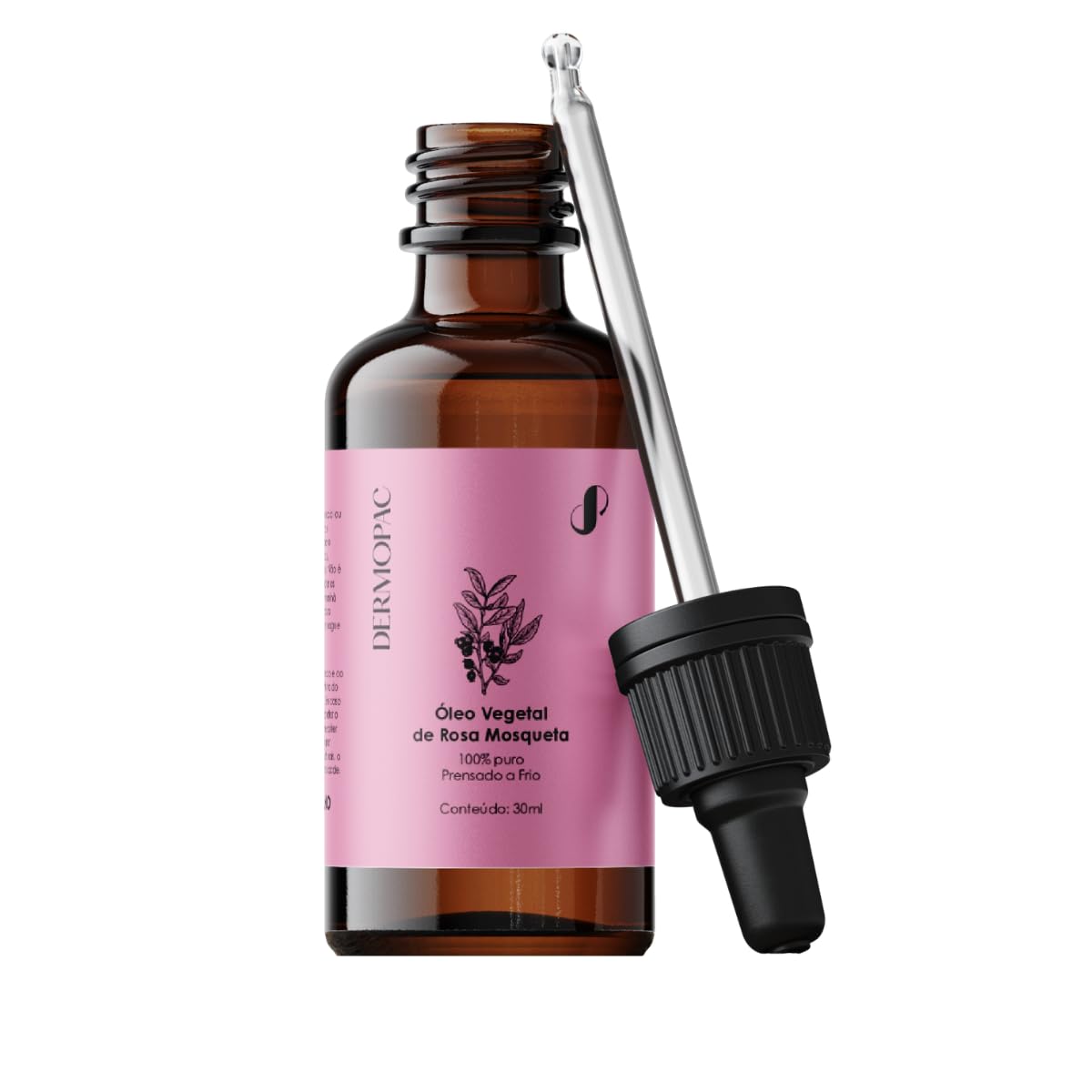 Óleo Vegetal Rosa Mosqueta 100% Puro Natural, Hidratante Facial