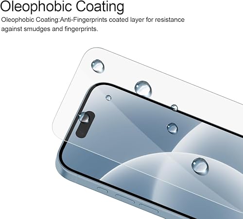 Miniatura 69 de Supershieldz (2 unidades) Diseñado para iPhone 14 Plus/iPhone 13 Pro Max (6.7 pulgadas) Protector de pantalla de vidrio templado