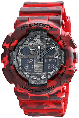 red g shock mens watch