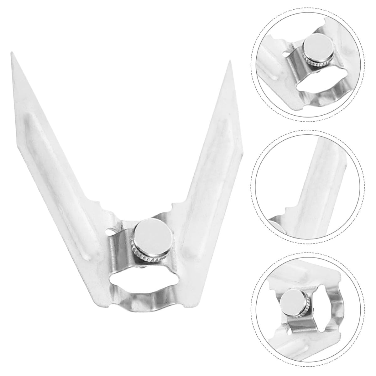 Set 12 Forchette per Spiedo Girarrosto in Acciaio Inox Resistenti al Calore, Accessori per Barbecue e Forno per Pollo Arrosto Uniforme, Adatte a Grigliate All’aperto e Cucina