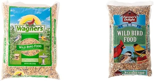 Miniatura 7 de Wagner's 52003 Classic Blend - Alimento para pájaros silvestres, bolsa de 6 libras y 13008 Deluxe 13008 Alimento para pájaros silvestres, bolsa de