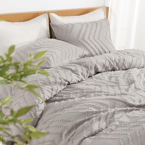 Image of Litanika 3 Pcs Linen Boho Oversized Super King Bedding Comforter Set