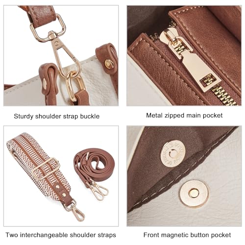 Image of CLUCI Clear Purse,Clear Bag For Stadium Events,Stadium Approved Crossbody Bag Purses for Women with Adjustable Strap