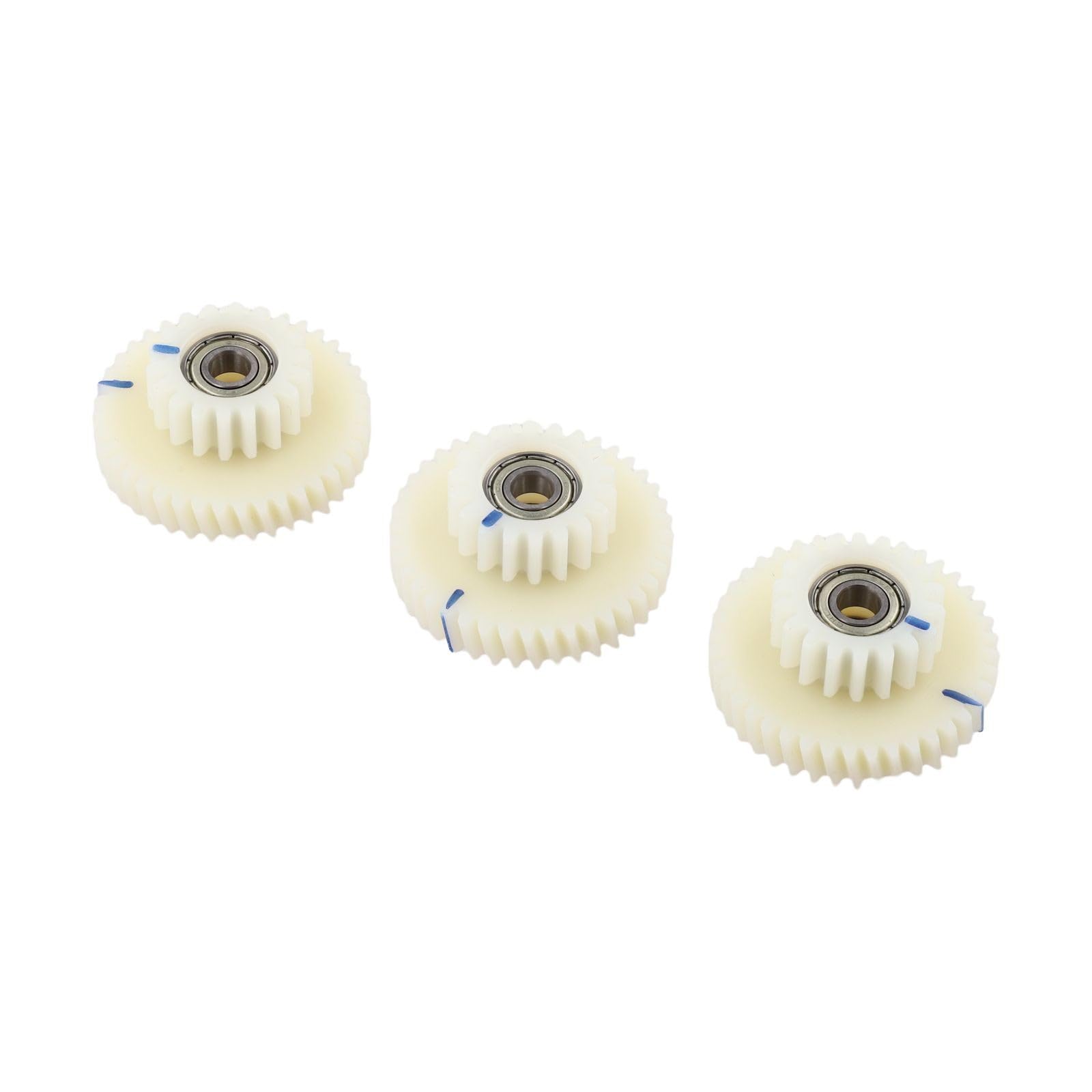 3-teiliges Getriebe-Set 40T+18T aus Nylon für AKM 95RX Motor, Ersatzteil für Elektrofahrrad-Antriebssystem, weiß