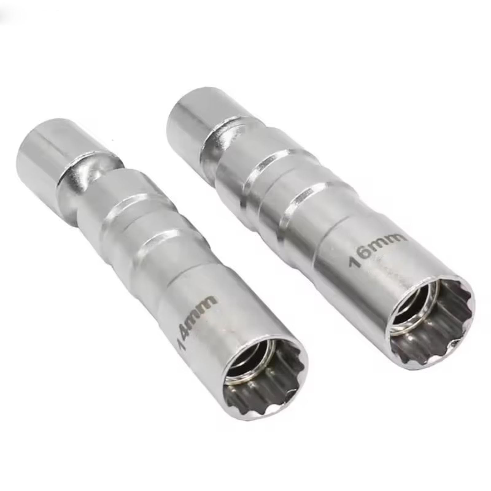 14mm 16mm Für Zündkerze Steckschlüssel Adapter Set Joint Mit Magnetische Flexible Dünne Für Wand Auto Reparatur Werkzeug Auto Zündkerzenschlüssel
