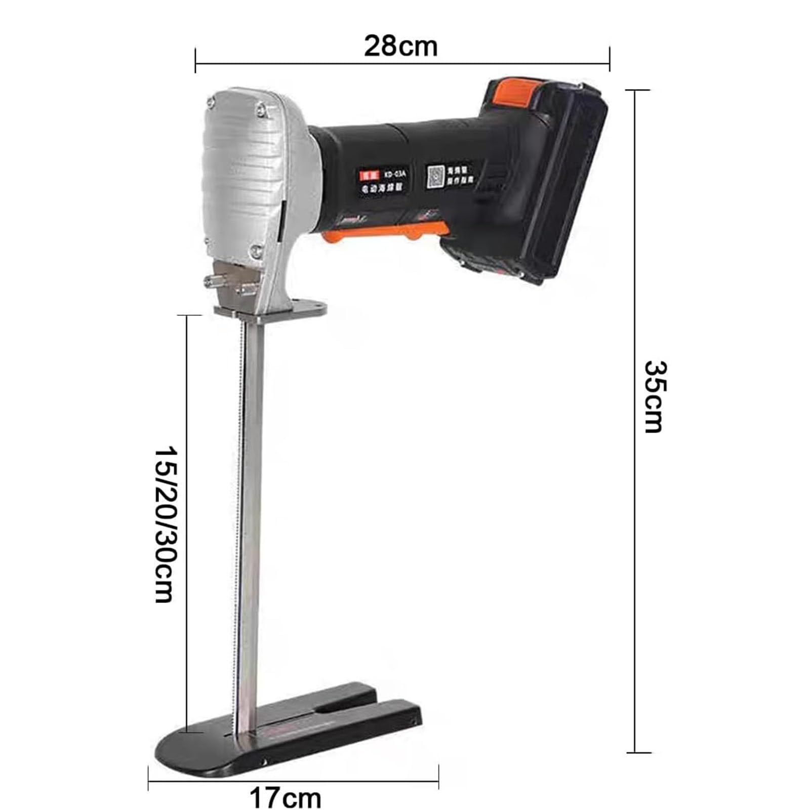 Sierra Alternativa para Cortar Espuma 6",8" Y 12": Herramienta De Corte Resistente, Diseñada para Cortes Rápidos De Producción De Todas Las Densidades De Goma Espuma,12"-DC