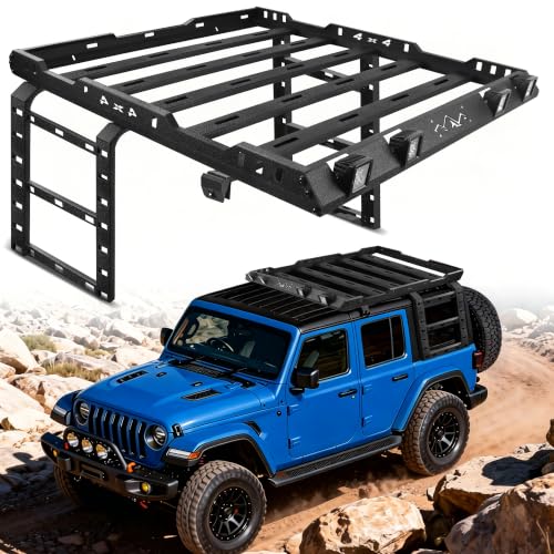 Overlanding Rack With Integrated Lighting