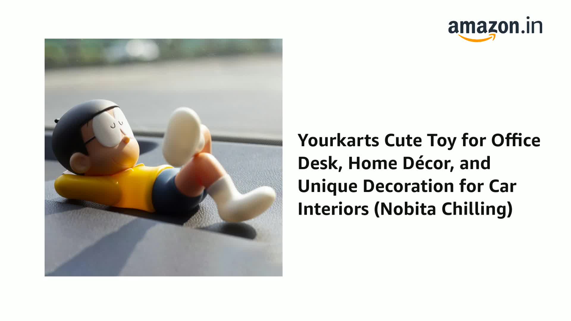 YOURKARTS.COM Nobita Chilling Figurine – Cute Cartoon Model for