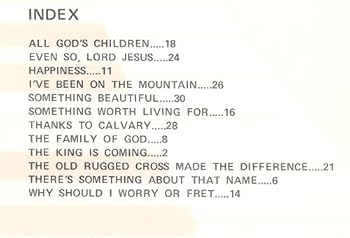 The King Is Coming and other Favorites by Bill and Gloria Gaither - arranged for Piano by Fred Bock