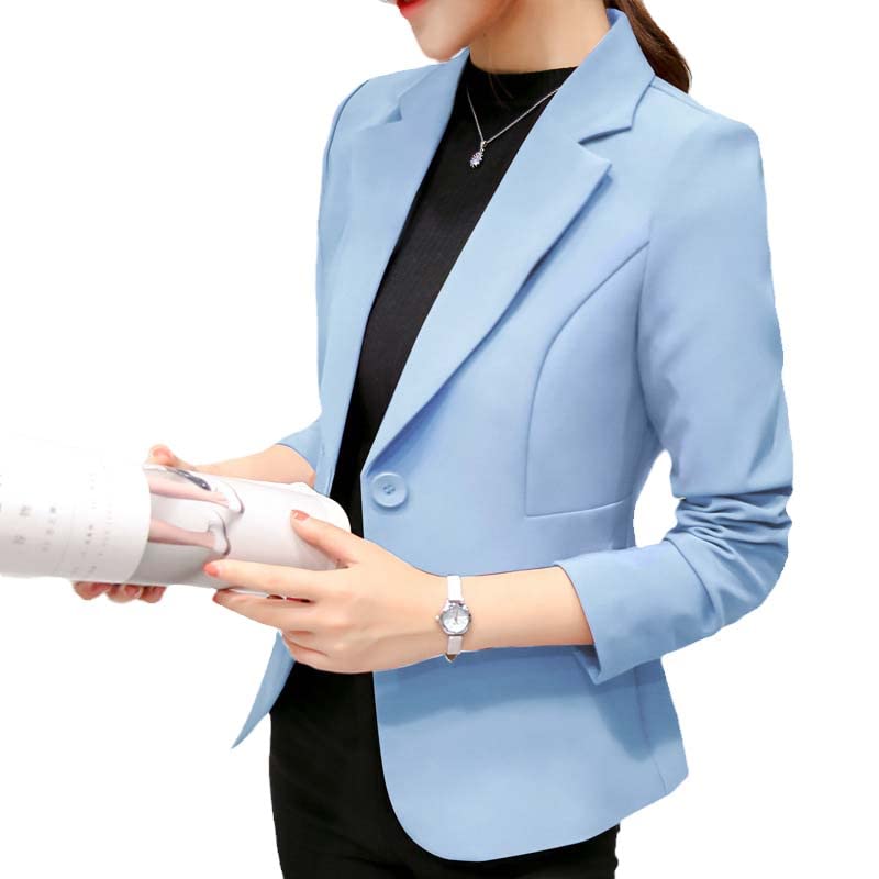 Blazer de travail à manches longues femme CHONG FENG XIA veste affaires 6 couleurs L