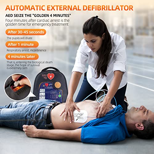 AED Automatic External Defibrillator Portable Emergency Device Suitable for Home Use in Gyms, Subways, and Companies - Image 7