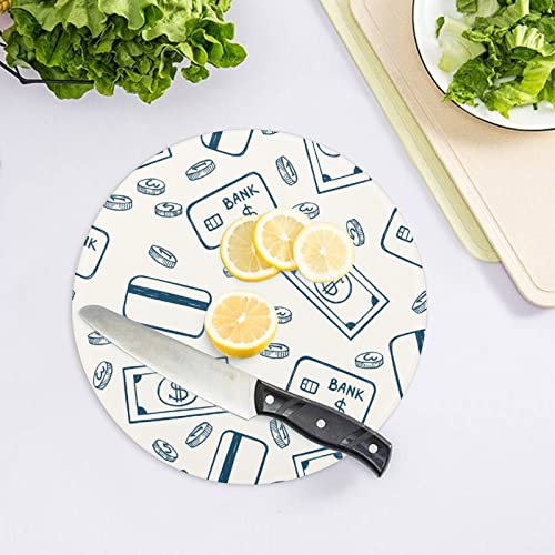 Planche à découper en verre résistant à la chaleur plateau argent 20cm - 5
